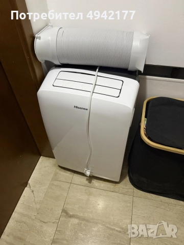 Мобилен климатик Hisense APH09NJ (Охлаждане и Отопление) – Като нов!
