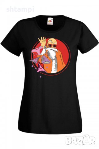 Дамска тениска Dragon Ball Z Master Roshi 03,Анимация,игра,Празник,Повод.