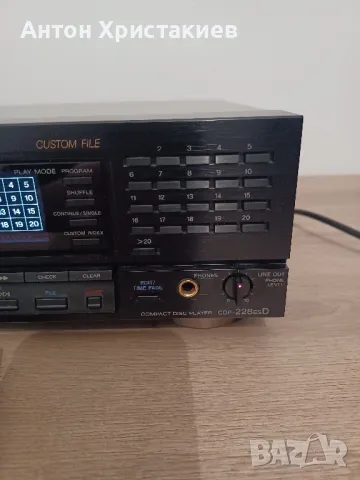 Продавам Cd SONY CDP-228 ES D, снимка 4 - Ресийвъри, усилватели, смесителни пултове - 49667551