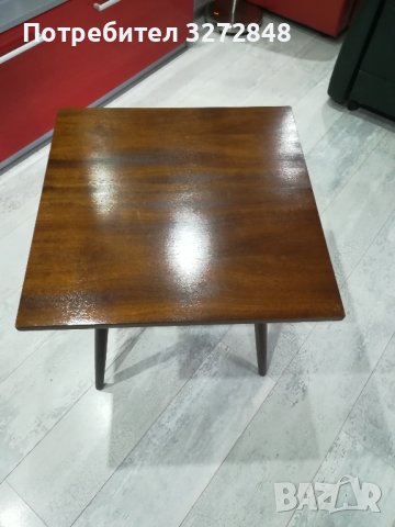 Дървена масичка - Троян /55/55/51см, снимка 6 - Маси - 42277718