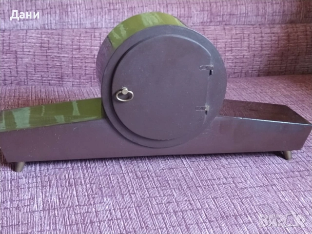 Каминен (настолен) механичен часовник ”URGENA”, снимка 8 - Антикварни и старинни предмети - 37490794