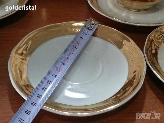 стар български порцелан чаени чаши барок , снимка 14 - Антикварни и старинни предмети - 21899109