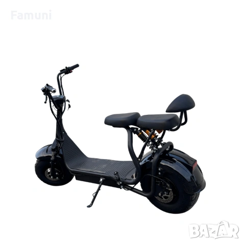 Електрически скутер Harley, 1500W (Черен) 2026, снимка 3 - Мотоциклети и мототехника - 53002733