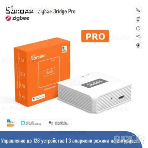 SONOFF Zigbee Bridge Pro (ZB Bridge-P) – смарт Zigbee хъб за централизирано управление, снимка 1 - Друга електроника - 44781307