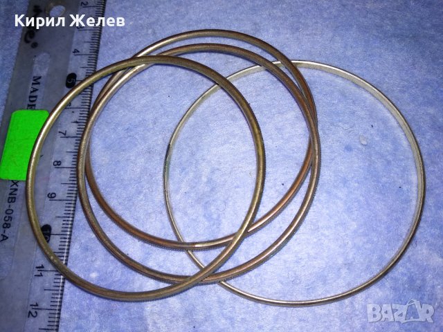 ЧЕТИРИ БРОНЗИРНИ ГРИВНИЧКИ от НЕРЪЖДАЕМА СТОМАНА 37948, снимка 7 - Гривни - 40810826