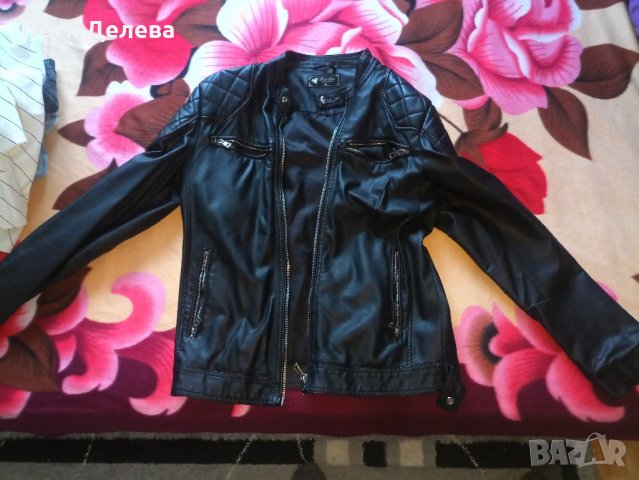 Продавам две кожени якета, два чифта дънки и официална риза, снимка 5 - Якета - 32196958