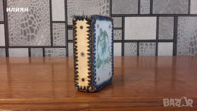 Стара калъфка за карти , снимка 6 - Антикварни и старинни предмети - 48001162