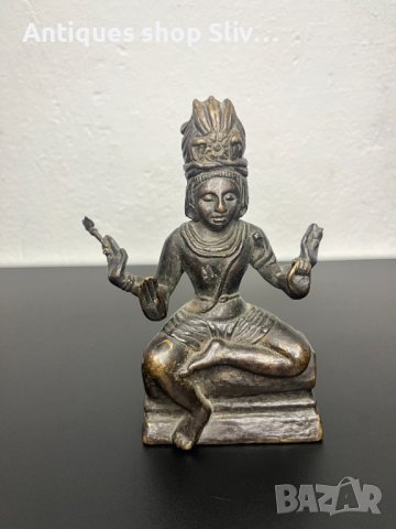 Стара бронзова фигура на Кали / Буда. №5094