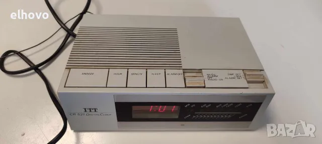 Радиочасовник  ITT CR 521, снимка 3 - Радиокасетофони, транзистори - 49178641