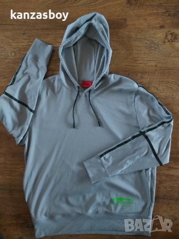 hugo boss denry hoodie - страхотно мъжко горнище КАТО НОВО, снимка 7 - Спортни дрехи, екипи - 39700708