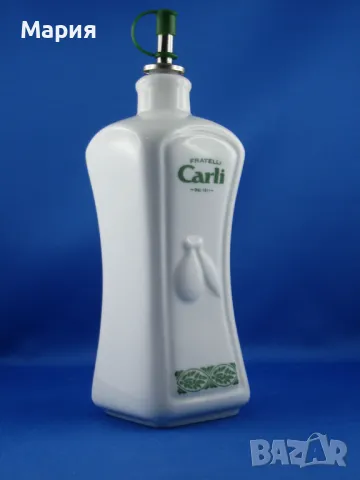Fratelli Carli DAL 1911 порцеланово шише за зехтин