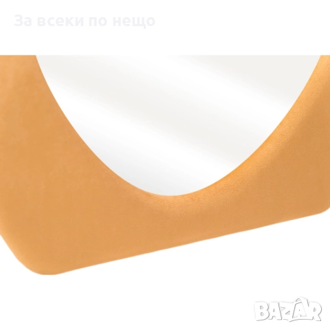 Огледало-асиметрично бежово кадифе Код P1691, снимка 3 - Огледала - 52960323