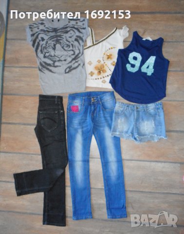 Лот oт 5 бр дрехи за момиче 6 - 10 год + подарък, снимка 2 - Детски комплекти - 31955424