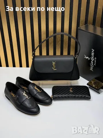 Yves Saint Laurent Дамски Черни Ежедневни Обувки Код SEM-380