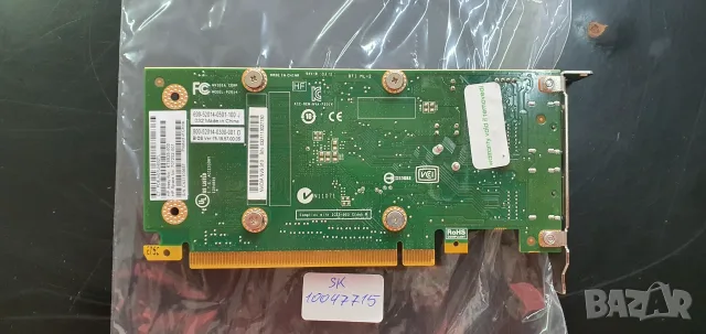 NVIDIA Quadro NVS 310 512MB DDR3, 2x DP, Low Profile, 24 м. гаранция, снимка 8 - Видеокарти - 56336239