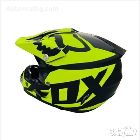 Детска каска за мотор Automat, Кросова, 0111, S, M и L размер, Неон, снимка 3 - Аксесоари и консумативи - 42077426