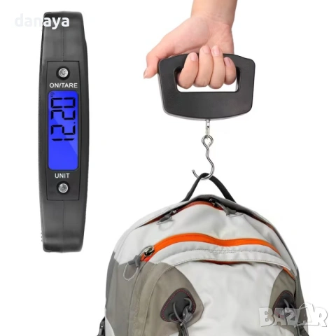 4061 Ръчен електронен кантар за багаж до 50 кг Везна