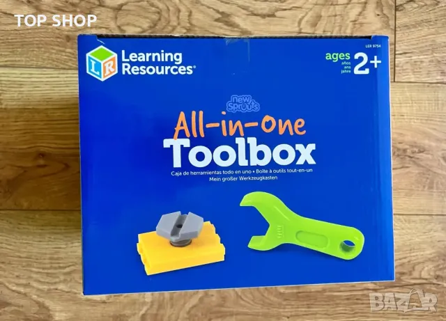 New Sprouts All-in-One Toolbox Комплект инструменти 18 ч. с кутия за носене, играчка за деца 2+ год., снимка 7 - Образователни игри - 49333158