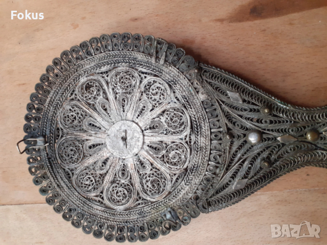 Уникат - старо възрожденско огледало филигран гранулация, снимка 4 - Антикварни и старинни предмети - 53270025