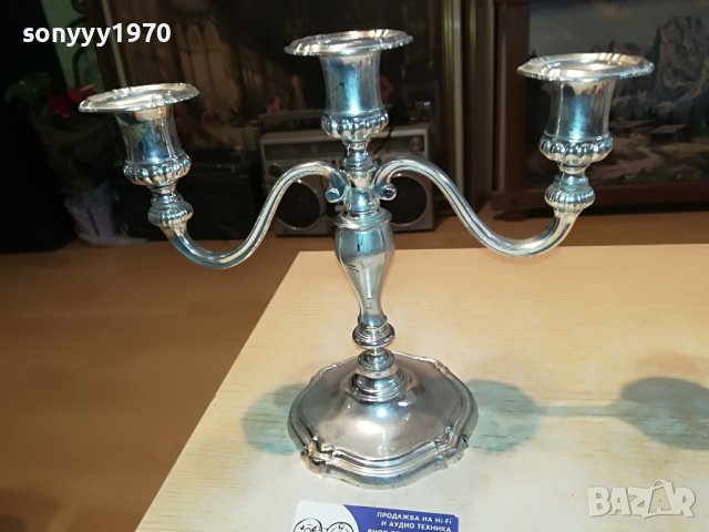 МАСИВЕН СВЕЩНИК ОТ ГЕРМАНИЯ 0104231129L, снимка 13 - Антикварни и старинни предмети - 40213223