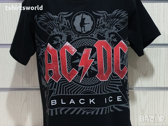 Нова детска тениска на музикалната група AC/DC - BLACK ICE, снимка 7 - Детски тениски и потници - 30958425