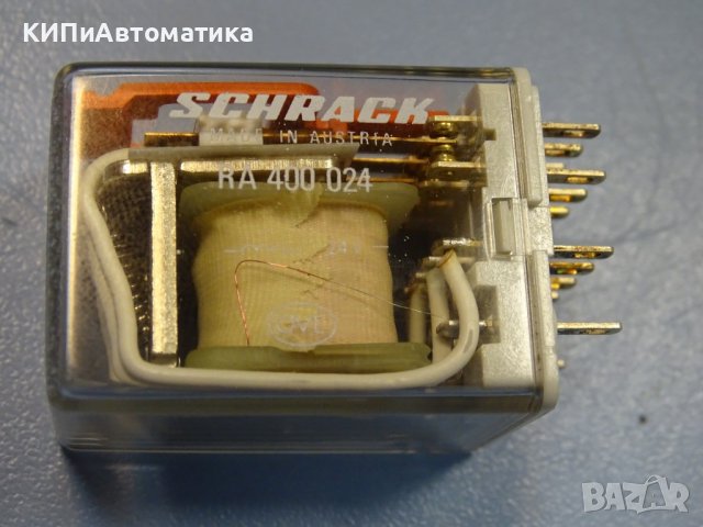 реле SCHRACK RA 400 024 electro mechanical relay 24VDC, снимка 5 - Резервни части за машини - 37522791