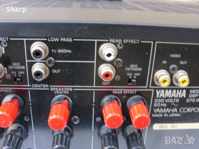 Yamaha DSP-E1000 , снимка 7 - Ресийвъри, усилватели, смесителни пултове - 31419377