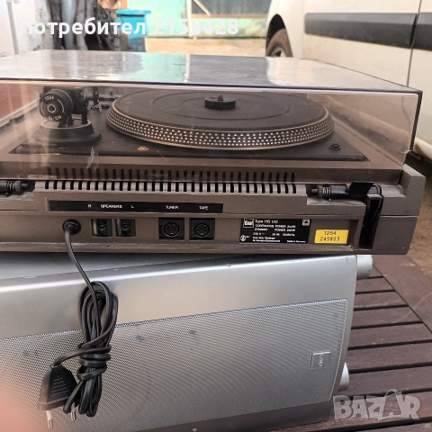 Стерео грамофон Dual 1254 , снимка 3 - Грамофони - 52627083