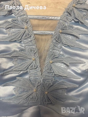 Рокля Lucy в синьо, снимка 2 - Рокли - 53886090