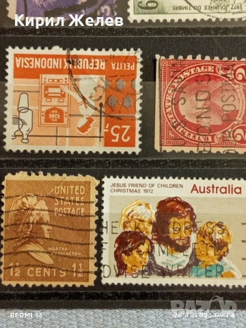 Стари пощенски марки от цял свят смесени АВСТРАЛИЯ, АМЕРИКА, БЕЛГИЯ за КОЛЕКЦИЯ 52007, снимка 8 - Филателия - 53217532