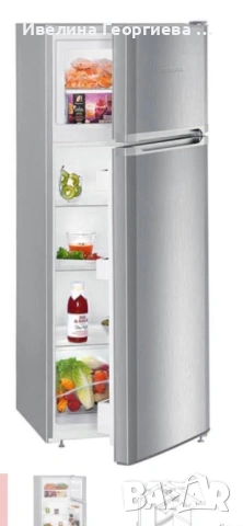 Хладилник Либхер с горна камера, снимка 2 - Хладилници - 53934321