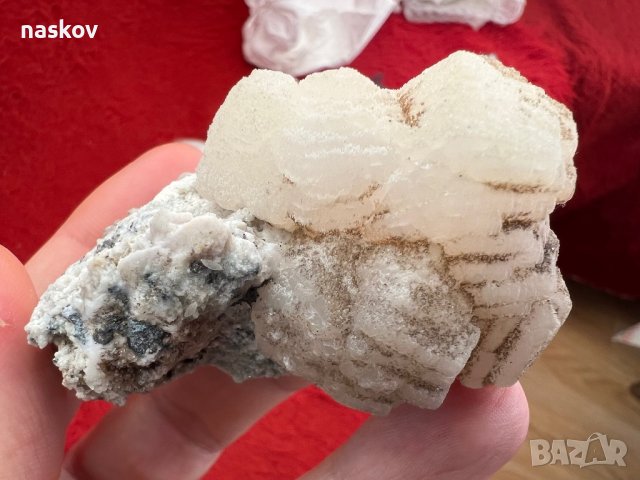 Кристали бруцит, лимонит, родохрозит, титанит, апофилит, ахат, калцит, кварц, снимка 15 - Колекции - 27741580