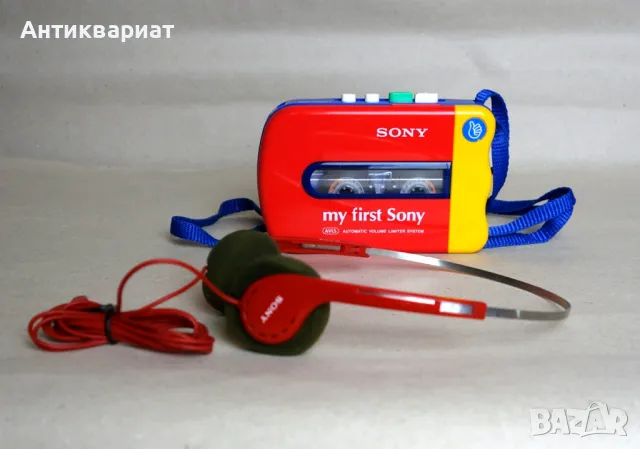 Walkman Sony "My First Sony" WM-3500 с оригиналните слушалки Sony MDR-006, снимка 1 - Други - 48788805