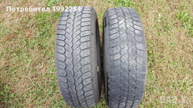 2бр зимни гуми 185/70R14 Semperit WinterGrip DOT3707 5mm дълбочина на шарката. Цената е за 2бр., снимка 5 - Гуми и джанти - 30786748