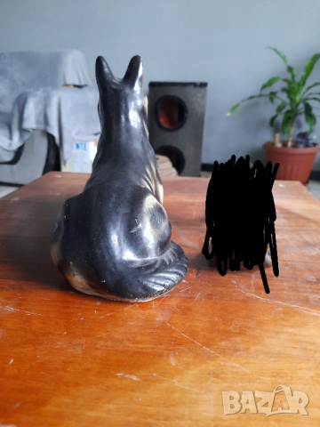 Керамично Куче и дървена кутия , снимка 3 - Други - 44451118