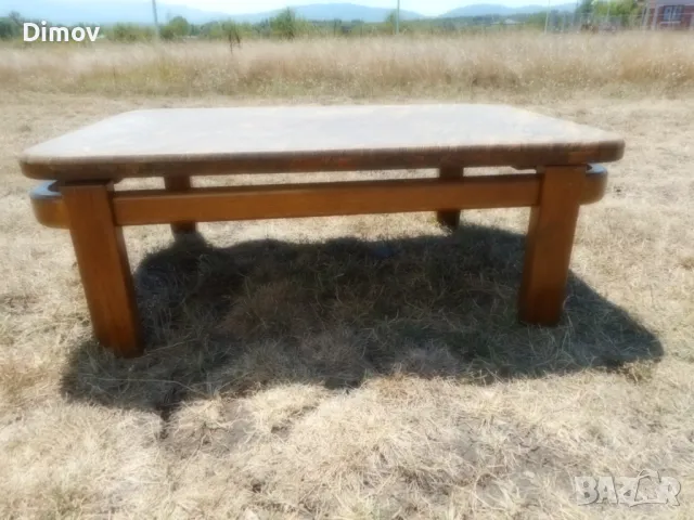 Маса/Холна от гранит и дърво. Внос., снимка 11 - Маси - 48312042