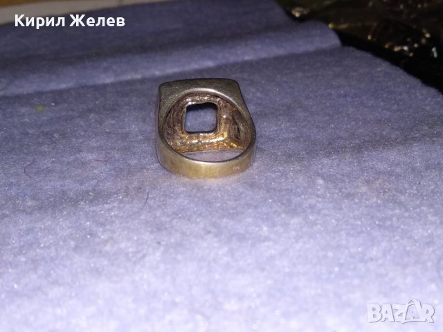 СРЕБЪРЕН ВИНТИДЖ ПРЪСТЕН СРЕБРО 925 РЪЧНА МАЙСТОРСКА АЖУРНА АРТ ИЗРАБОТКА 33153, снимка 13 - Пръстени - 39547601