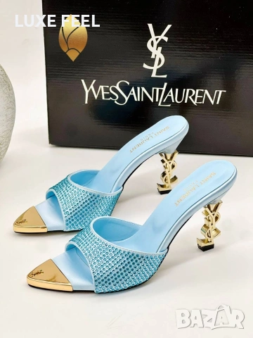 YVES SAINT LAURENT 💎Дамски Чехли , снимка 4 - Чехли - 53987839