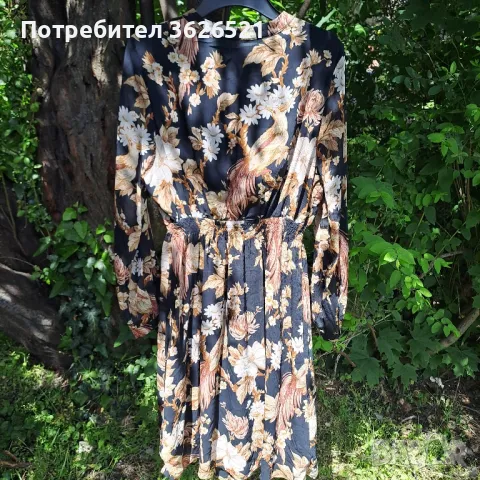 Eфирна и елегантна рокля HM, размер XL, снимка 4 - Рокли - 50339817