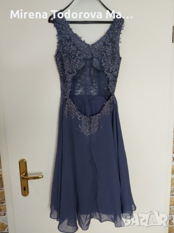 Абитуриентска рокля. EU36 S -150лв., снимка 4 - Рокли - 36685468