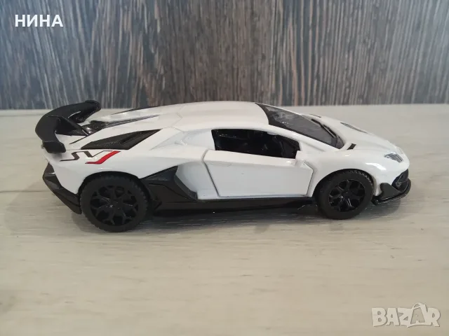 Метална количка Lamborghini Aventador SVJ !!!, снимка 4 - Колекции - 56298478