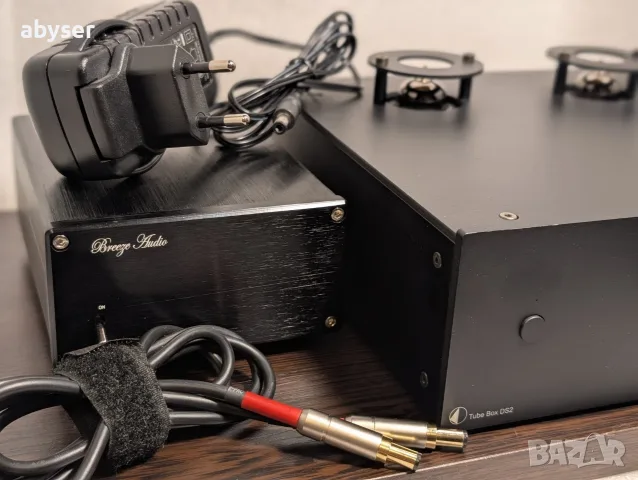 Pro-Ject Tube Box DS2 лампов RIAA предусилвател, снимка 5 - Грамофони - 55826821