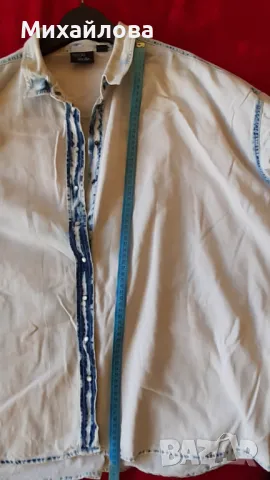 Дънкова риза НОВО, снимка 3 - Ризи - 49423511