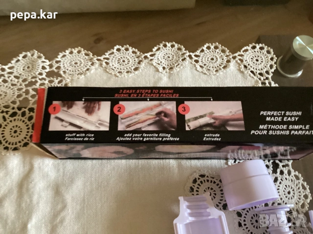 Уред домашен за суши с бутало, снимка 3 - Други стоки за дома - 53084306