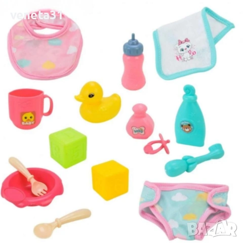 ♥️Кукла baby doll с аксесоари за хранене ♥️ , снимка 3 - Кукли - 54008848