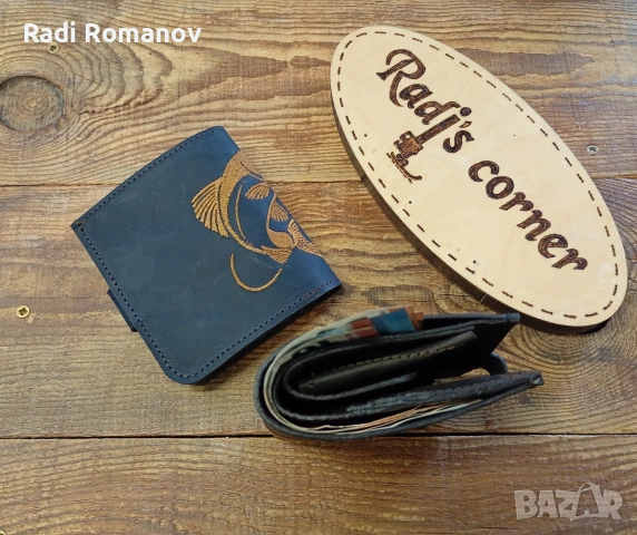 Ръчно изработени мъжки кожени портфейли , снимка 5 - Портфейли, портмонета - 53897097