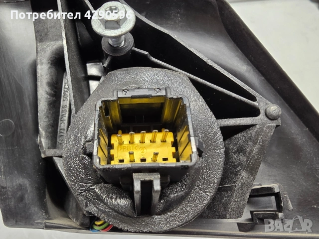 Ляво огледало за Renault Megane кабрио / Меган кабриолет , черно , снимка 3 - Части - 53906063