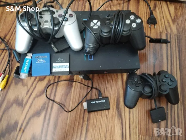 Хакнато Playstation2/Плейстейшън 2 с две карти, снимка 5 - PlayStation конзоли - 55788570