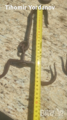 Ченгели,куки за месо., снимка 15 - Антикварни и старинни предмети - 51546004