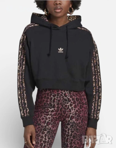 Дамско горнище ADIDAS Originals Logo Hoodie Black